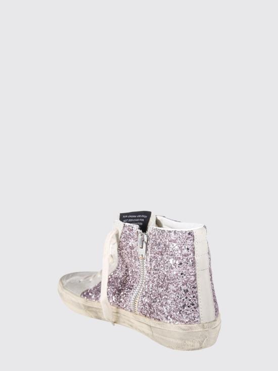 26SS 골든구스 슬라이드 하이 스니커즈 GWF00115F004526 82284 Lilac - GOLDEN GOOSE