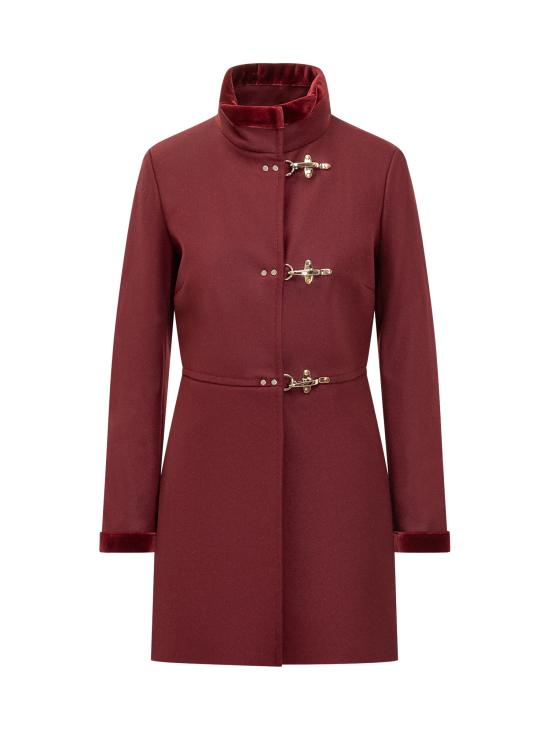 25FW 페이 트렌치 코트 NAW50514000SGL R004 ROSSO SANGUE