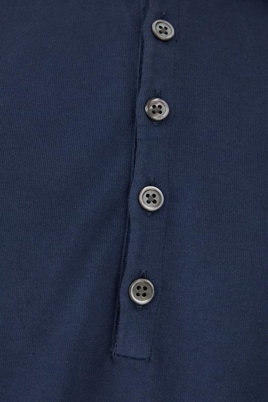 26SS 톰브라운 가먼트 오버다이드 저지 4바 폴로셔츠 MJP236AJ0253 415 NAVY - THOM BROWNE