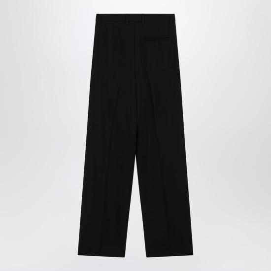 26SS 발렌시아가 스트레이트 팬츠 857617TNT39 Black - BALENCIAGA