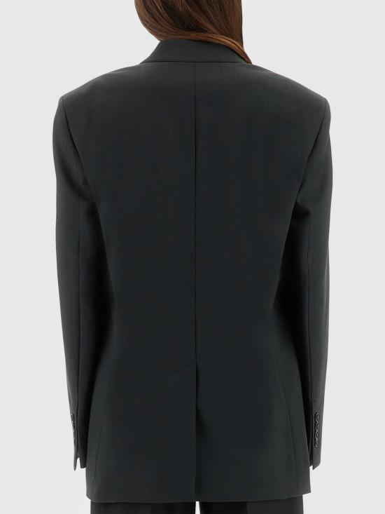 25FW 아미 울 더블 브레스트 재킷 FBV006 WV0066020 BLACK - AMI