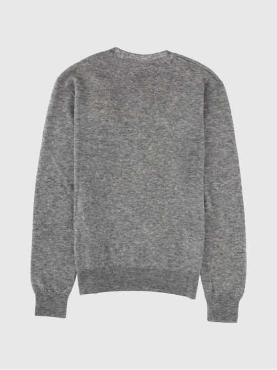 25FW 생로랑 캐시미어 브이넥 스웨터 781571 Y76LZ1403 GREY - SAINT LAURENT