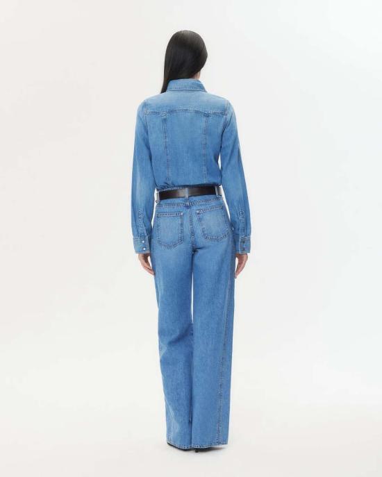  티더블유피 데님 셔츠 Twp 머스탱 샐리 셔츠 빈티지 워싱 - TWP