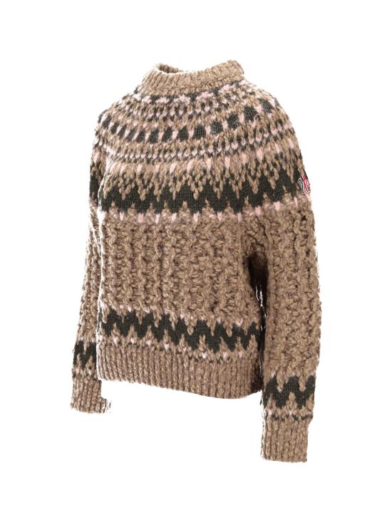 25FW 몽클레어 스웨터 K20989C00003M7948 F25 BEIGE - MONCLER