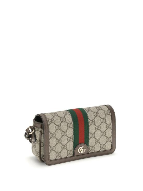 26SS 구찌 크로스백 838471FAE0P9746 BEIGE DARK BROWN DOM - GUCCI