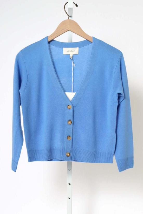  더 그레이트 가디건 . 캐시미어 타이니 V넥