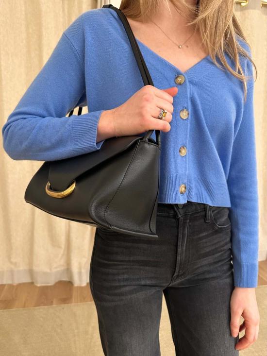  더 그레이트 가디건 . 캐시미어 타이니 V넥 - THE GREAT