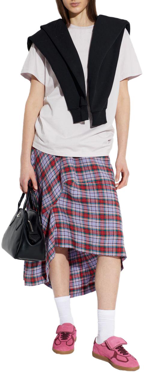 26SS 비비안웨스트우드 클래식 ORB 로고 티셔츠 3G010013J001MJ402 PURPLE - VIVIENNE WESTWOOD