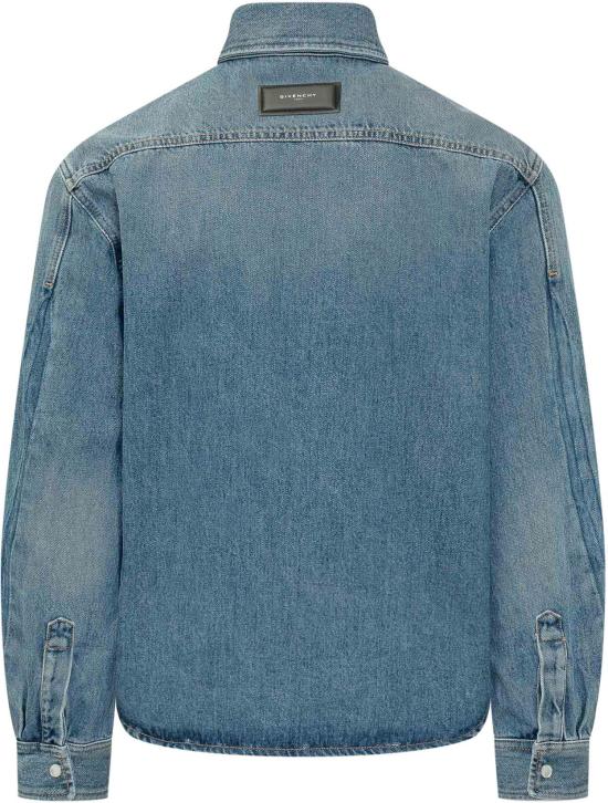 26SS 지방시 데님 셔츠 BM616V5YD3420 BLUE - GIVENCHY