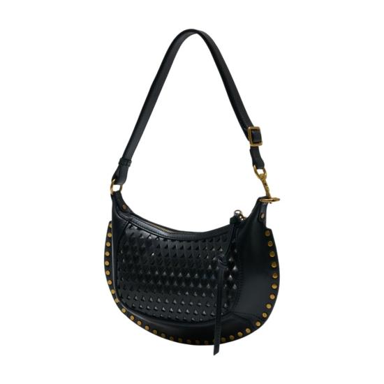 26SS 이자벨마랑 오스칸 문 숄더백 PP0003FE D1C21M 01BK black - ISABEL MARANT