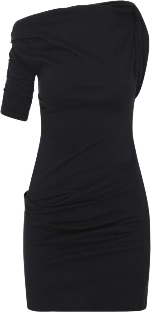 26SS 자크뮈스 드라페아도 미니 드레스 DRW00143AJ00260990 BLACK
