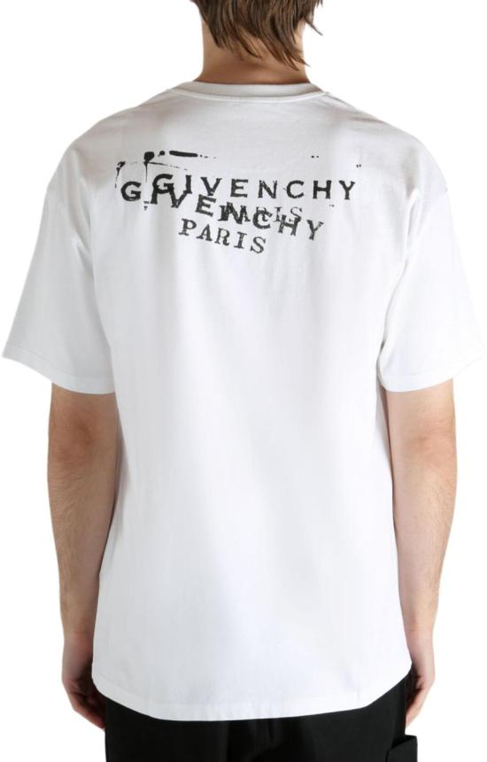 26SS 지방시 반팔 티셔츠 BM71NK3YSA100 WHITE - GIVENCHY