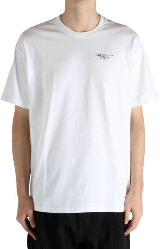26SS 지방시 반팔 티셔츠 BM71NK3YSA100 WHITE - GIVENCHY