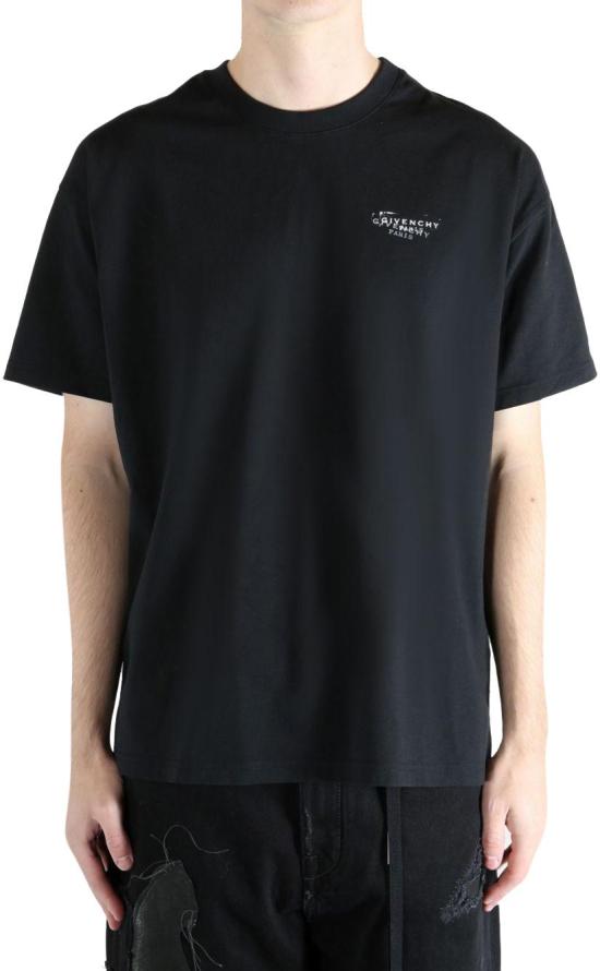26SS 지방시 반팔 티셔츠 BM71NK3YSA001 BLACK - GIVENCHY