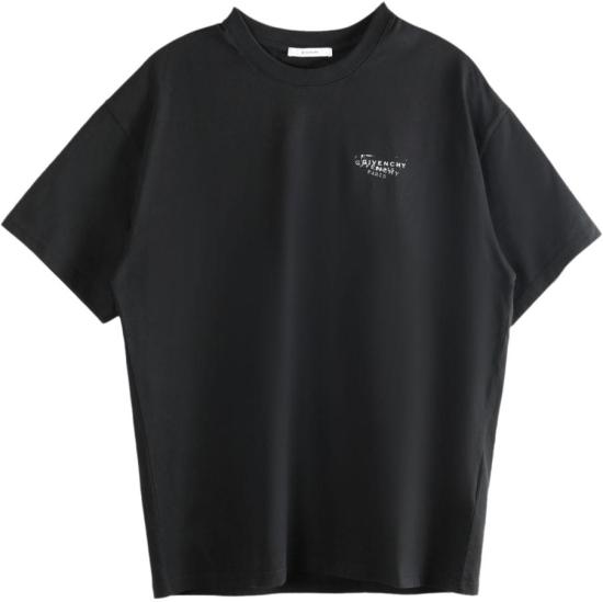 26SS 지방시 반팔 티셔츠 BM71NK3YSA001 BLACK