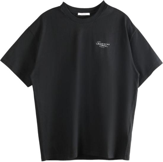 26SS 지방시 반팔 티셔츠 BM71NK3YSA001 BLACK