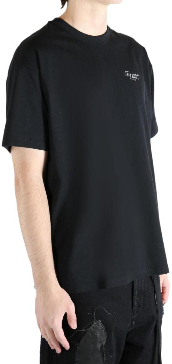 26SS 지방시 반팔 티셔츠 BM71NK3YSA001 BLACK - GIVENCHY