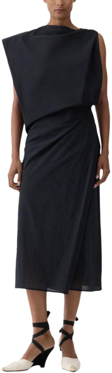 26SS 자크뮈스 미디 원피스 DRW00751AW00777990 BLACK - JACQUEMUS