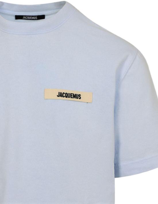 26SS 자크뮈스 그로그랭 로고 티셔츠 TSM00133AJ00226321 BLUE - JACQUEMUS