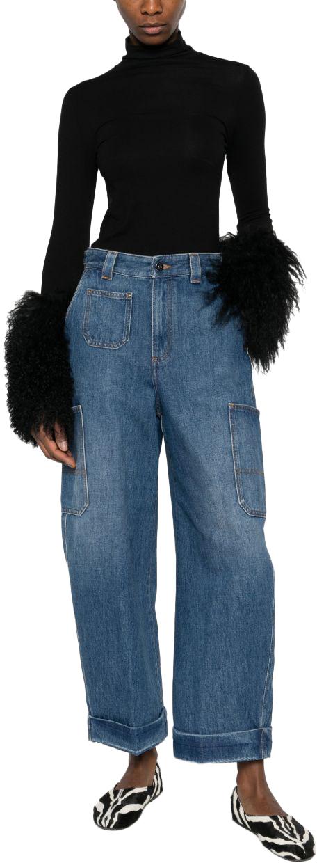 26SS 지방시 데님 팬츠 BW519F517B420 BLUE - GIVENCHY