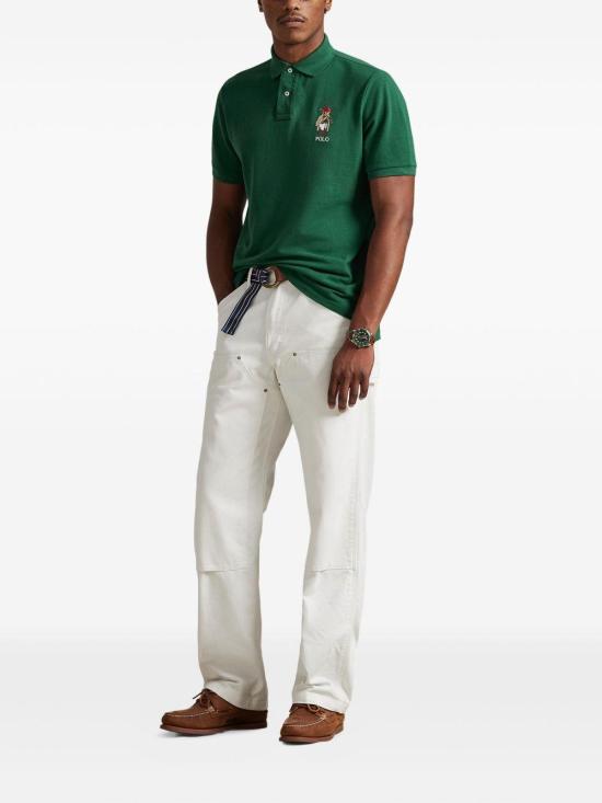 26SS 폴로 랄프로렌 폴로 티셔츠 710B16618 001 GREEN - POLO RALPH LAUREN