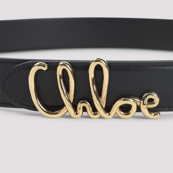 26SS 끌로에 레귤러 벨트 CH26SBB15PR4 001 BLACK - CHLOE