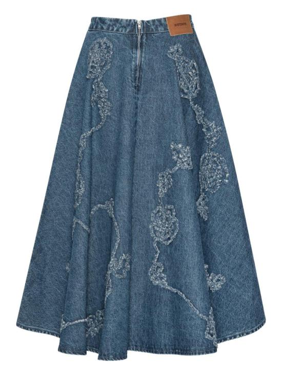 26SS 로테이트 미디 스커트 1151751602 1602 BLUE - ROTATE