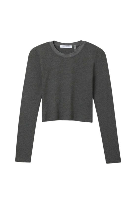  퍼펙트 화이트 티 긴팔 티셔츠 시에나 럭스 립 탑 - PERFECT WHITE TEE