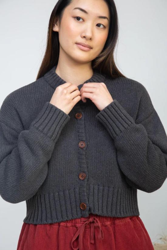  보몽 오가닉 가디건 보몬트 오가닉 스기 유기농 면 니트