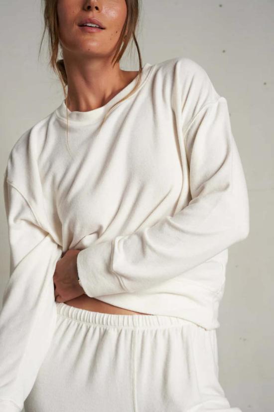  퍼펙트 화이트 티 스웨터 셀마 풀오버 스웨트셔츠 - PERFECT WHITE TEE