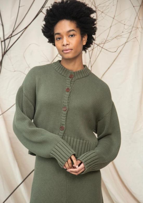  보몽 오가닉 가디건 보몬트 오가닉 스기 유기농 면 니트 - BEAUMONT ORGANIC