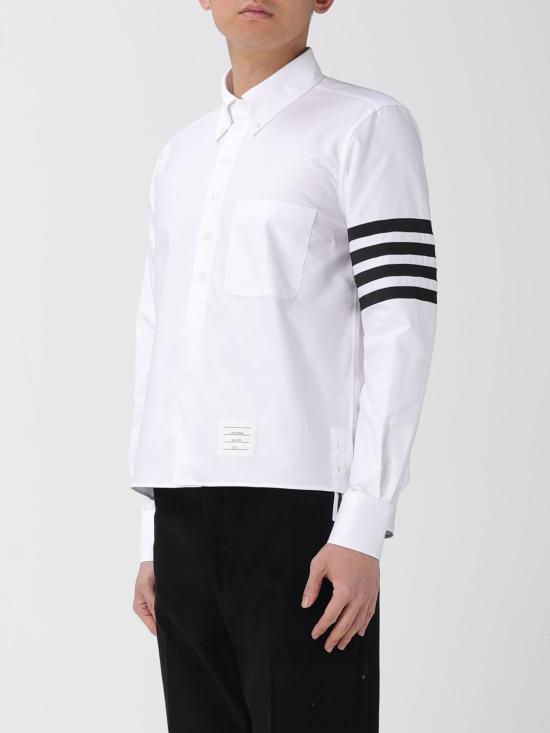 26SS 톰브라운 긴팔 셔츠 MWL431CF0313100 WHITE DOM - THOM BROWNE