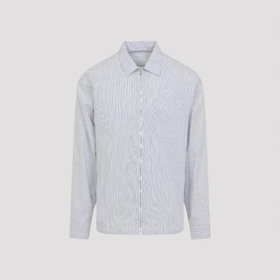 26SS 프라다 긴팔 셔츠 SC855SOOO 189F F022X BLU BIANCO BLUE - PRADA