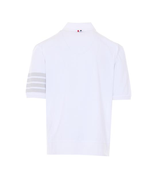 26SS 톰브라운 폴로 티셔츠 MJP236A J0253100 White - THOM BROWNE
