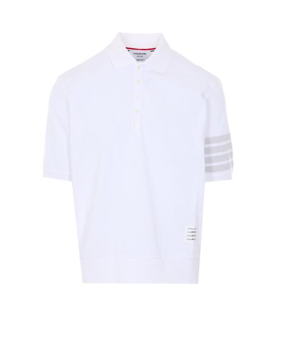 26SS 톰브라운 폴로 티셔츠 MJP236A J0253100 White