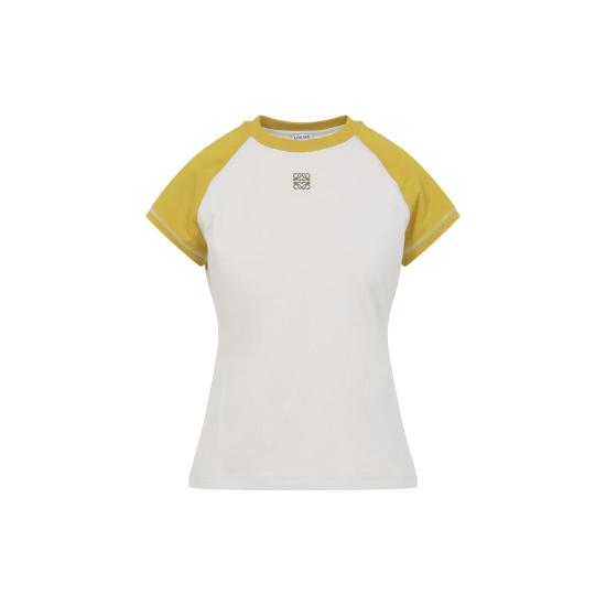 26SS 로에베 반팔 티셔츠 S540Y22X76 142 MUSTARD BRONZE NUDE NEUTRALS