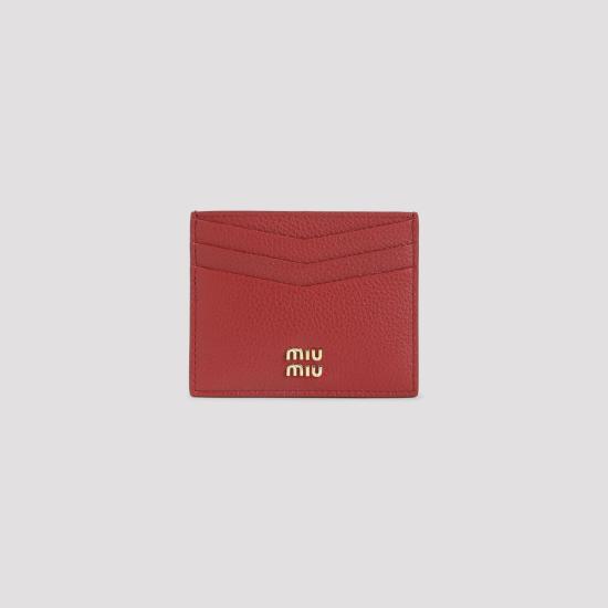 26SS 미우미우 카드지갑 5MC002 ADT7 F0011 ROSSO RED - MIU MIU