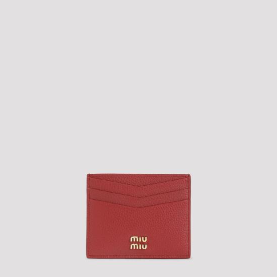 26SS 미우미우 카드지갑 5MC002 ADT7 F0011 ROSSO RED - MIU MIU