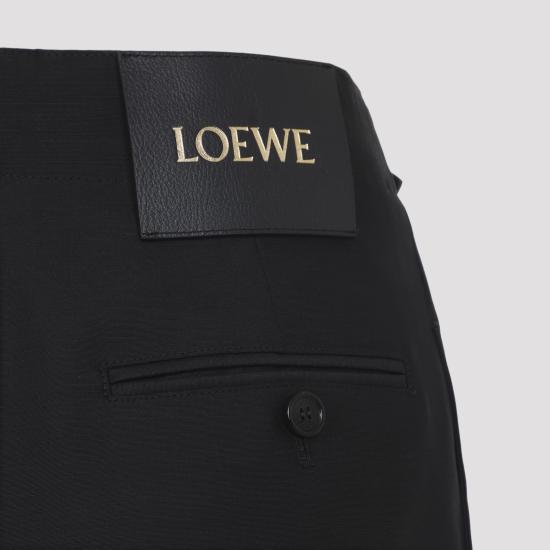 26SS 로에베 스트레이트 팬츠 S540Y04XM7 1100 BLACK - LOEWE