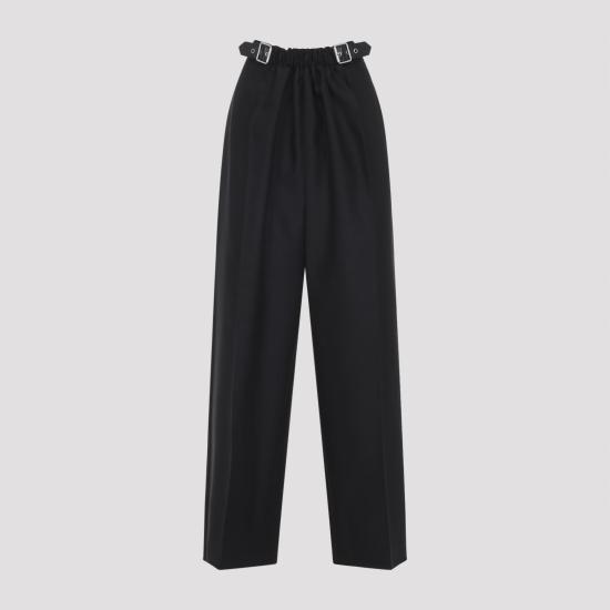 26SS 로에베 스트레이트 팬츠 S540Y04XM7 1100 BLACK - LOEWE