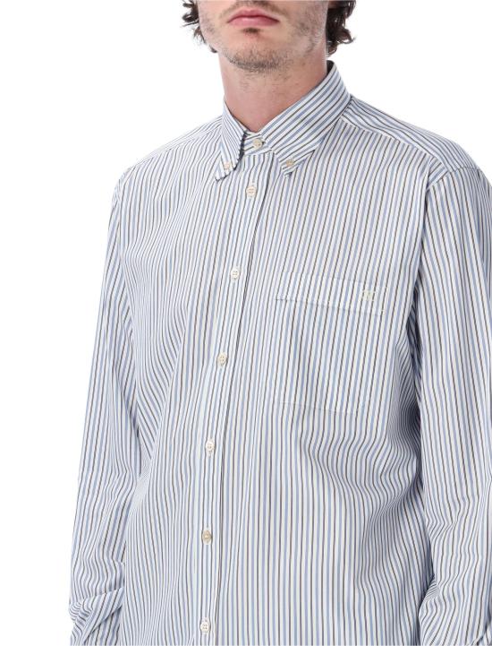 26SS 발렌티노 가라바니 긴팔 셔츠 8V3ABS80B95 C1L IVORY BLUE STRIPES - VALENTINO GARAVANI