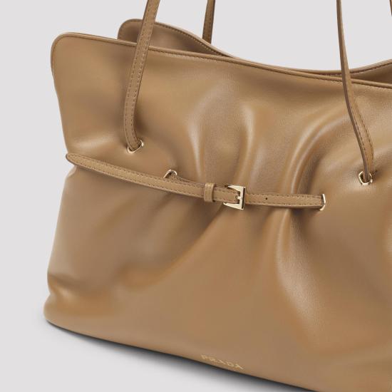 26SS 프라다 숄더백 1BG594VOOO 2DX8 F098L CARAMEL BROWN - PRADA