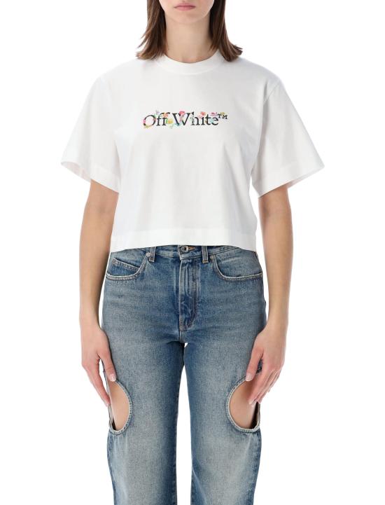 26SS 오프화이트 반팔 티셔츠 OWAA090S26JER001 0110 WHITE