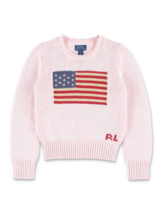 26SS [키즈] 랄프 로렌 캐시미어 니트 668609 003 ACACIA PINK