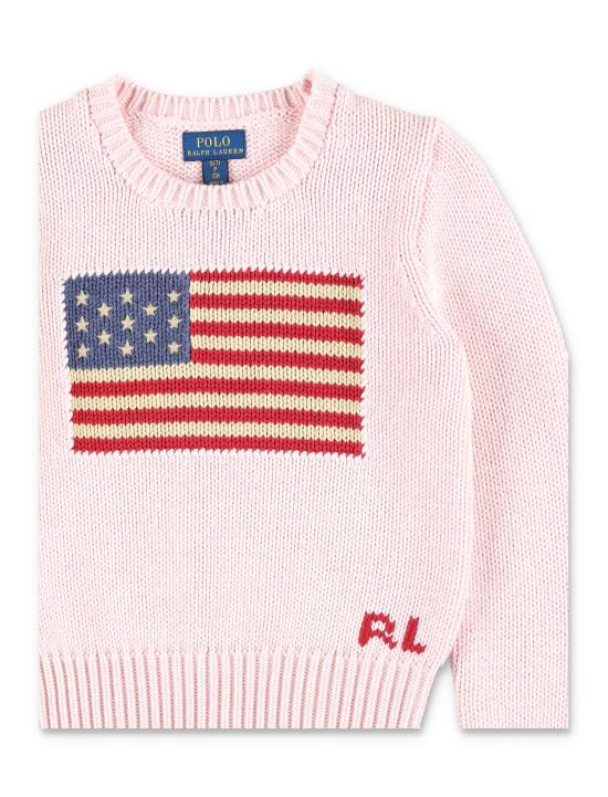 26SS [키즈] 랄프 로렌 캐시미어 니트 668609 003 ACACIA PINK - RALPH LAUREN