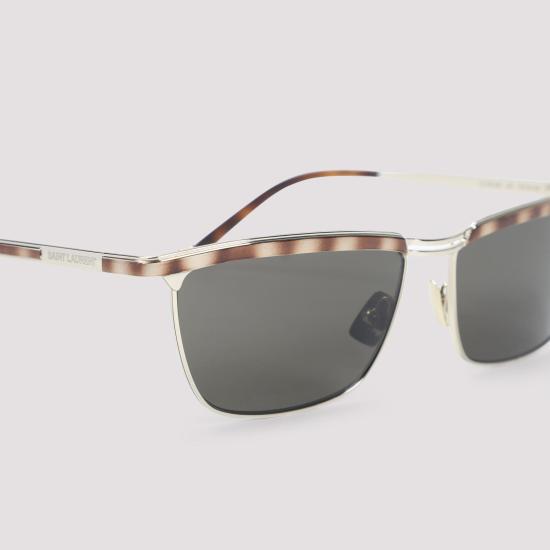 26SS 생로랑 선글라스 843043 Y9969 8003 GOLD BLUE METALLIC - SAINT LAURENT