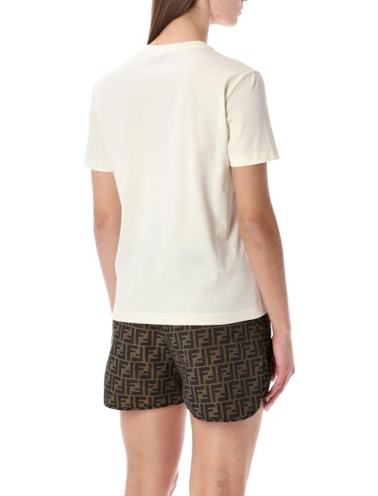 26SS 펜디 반팔 티셔츠 FS7254AW8Q F08QQ OFF WHITE - FENDI