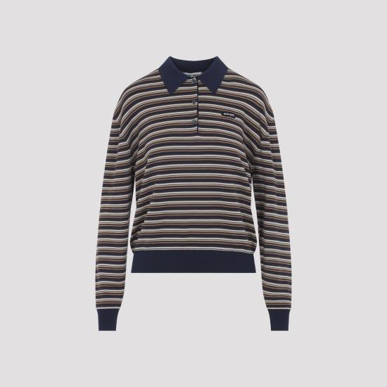 26SS 미우미우 반팔 티셔츠 MML03VSOOO 1844 F0627 ALBINO BROWN - MIU MIU