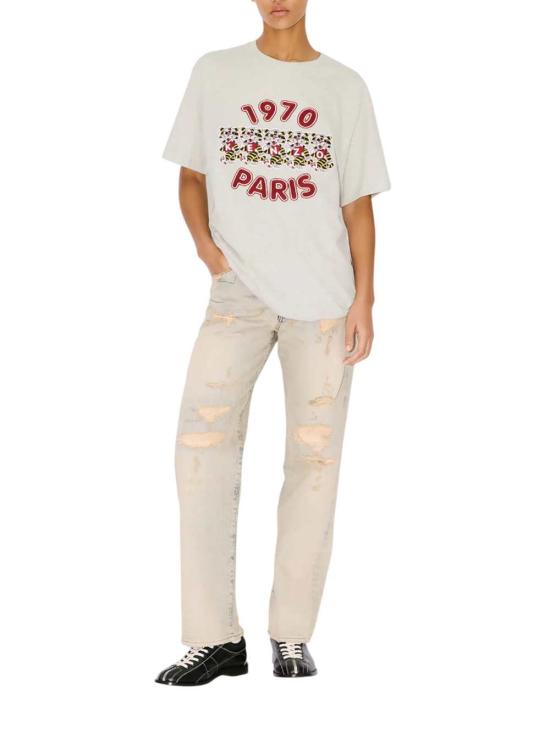 26SS 겐조 반팔 티셔츠 FG52TS3104SG 93 PALE GREY - KENZO