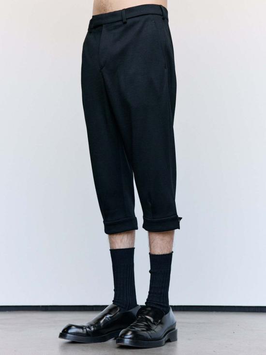  리에르 숏팬츠 리어 인터록 울 니커보커